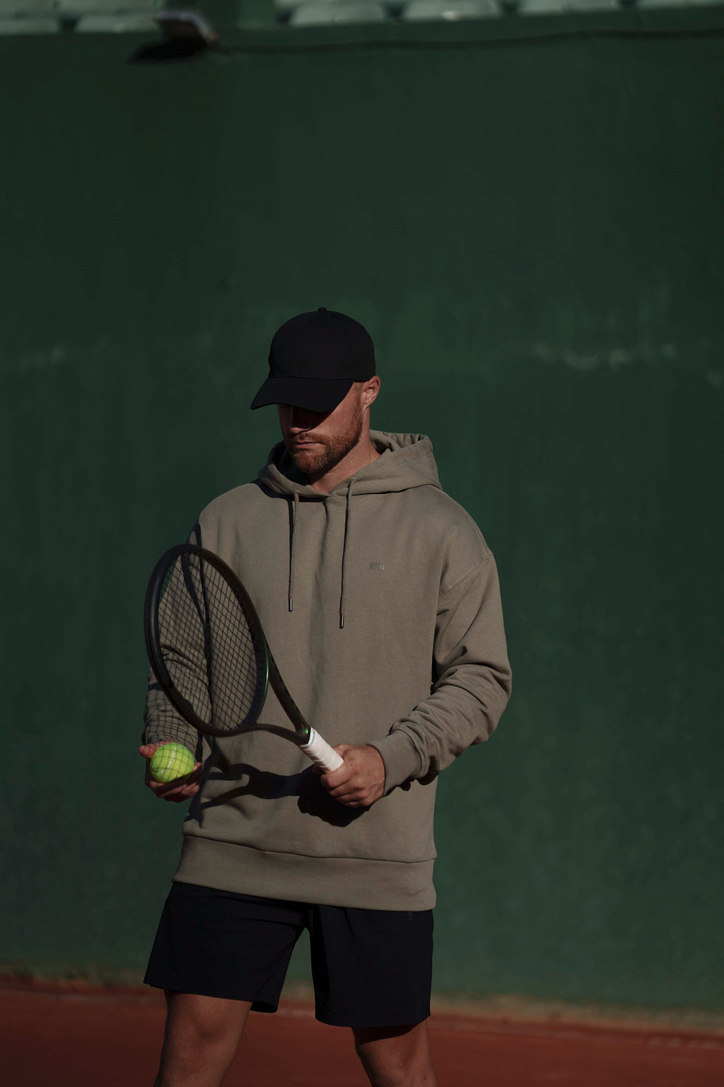 aprishield ocean green men hoodie tennis