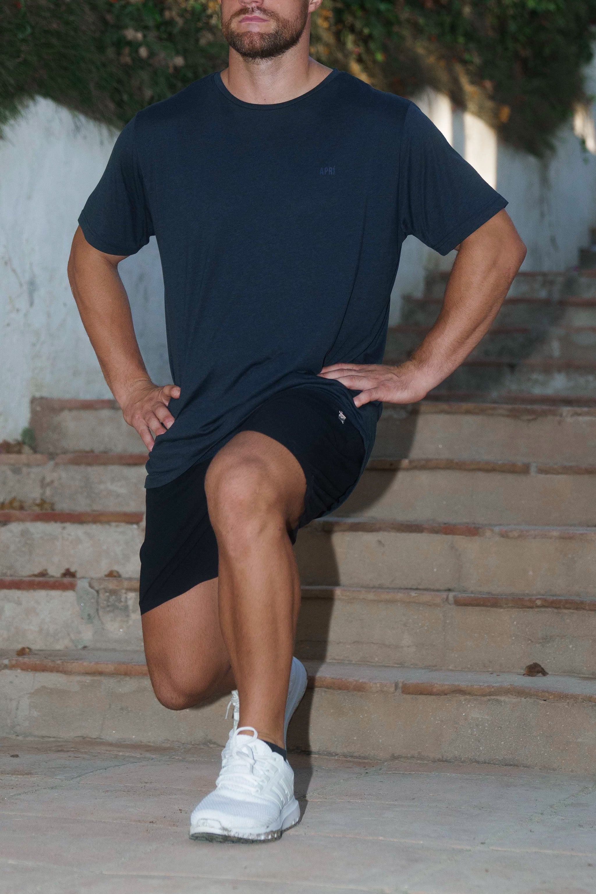 APRÍ Sportswear Running Lyocell T-shirt Ocean Blue