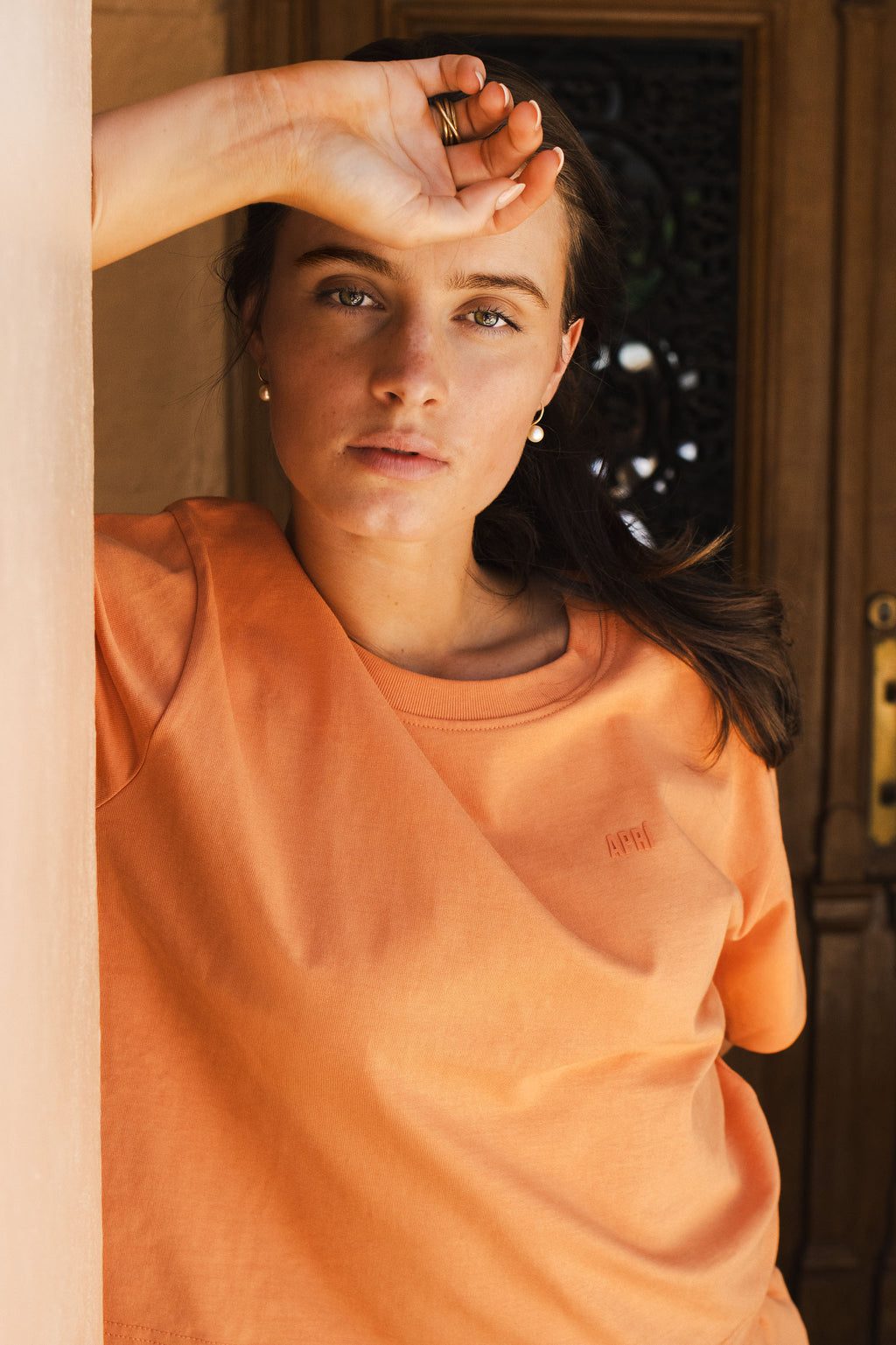 Apricot Crush Box Tee